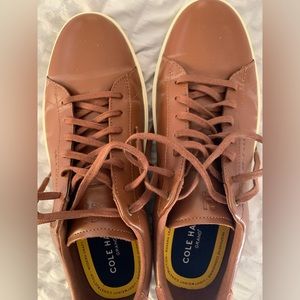 Men cole haan leather gym shoes